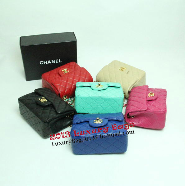 Chanel mini Classic Flap Bag Lavender Leather 1115 Gold Chain Chanel mini Classic Flap Bag Lavender Leather 1115 Gold Chain