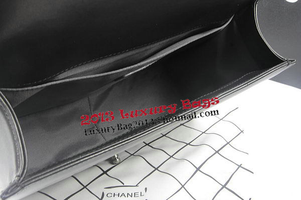 Boy Chanel Flap Shoulder Bag Black Original Sheepskin A67087 Silver Boy Chanel Flap Shoulder Bag Black Original Sheepskin A67087 Silver