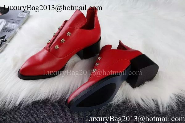 ALEXANDER MCQUEEN Ankle Boot Sheepskin MCQ273 Red ALEXANDER MCQUEEN Ankle Boot Sheepskin MCQ273 Red