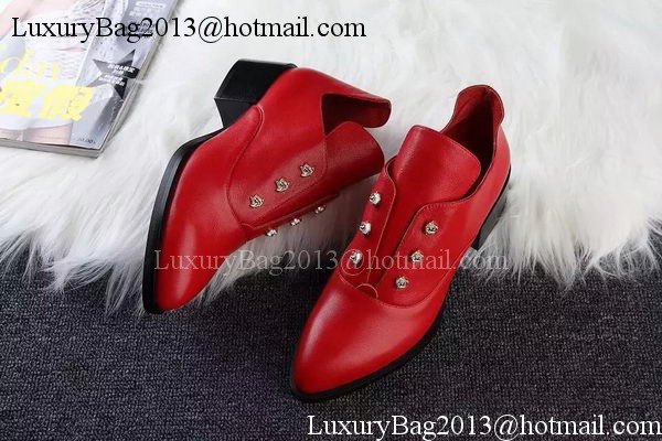 ALEXANDER MCQUEEN Ankle Boot Sheepskin MCQ273 Red ALEXANDER MCQUEEN Ankle Boot Sheepskin MCQ273 Red