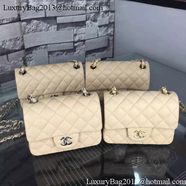 Chanel Classic Flap Bag Original Sheepskin Leather A5171 Apricot Chanel Classic Flap Bag Original Sheepskin Leather A5171 Apricot
