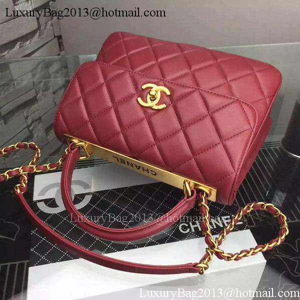 Chanel Classic Top Flap Bag Burgundy Original Leather A98079 Gold Chanel Classic Top Flap Bag Burgundy Original Leather A98079 Gold