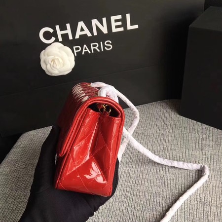 Chanel Classic Flap mini Bag Original Leather A1117 Red Chanel Classic Flap mini Bag Original Leather A1117 Red