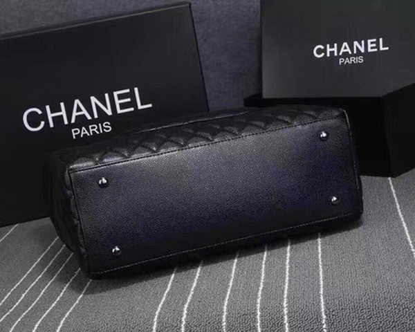 Chanel Tote Bag Sheepskin Leather CHA3625 Black Chanel Tote Bag Sheepskin Leather CHA3625 Black