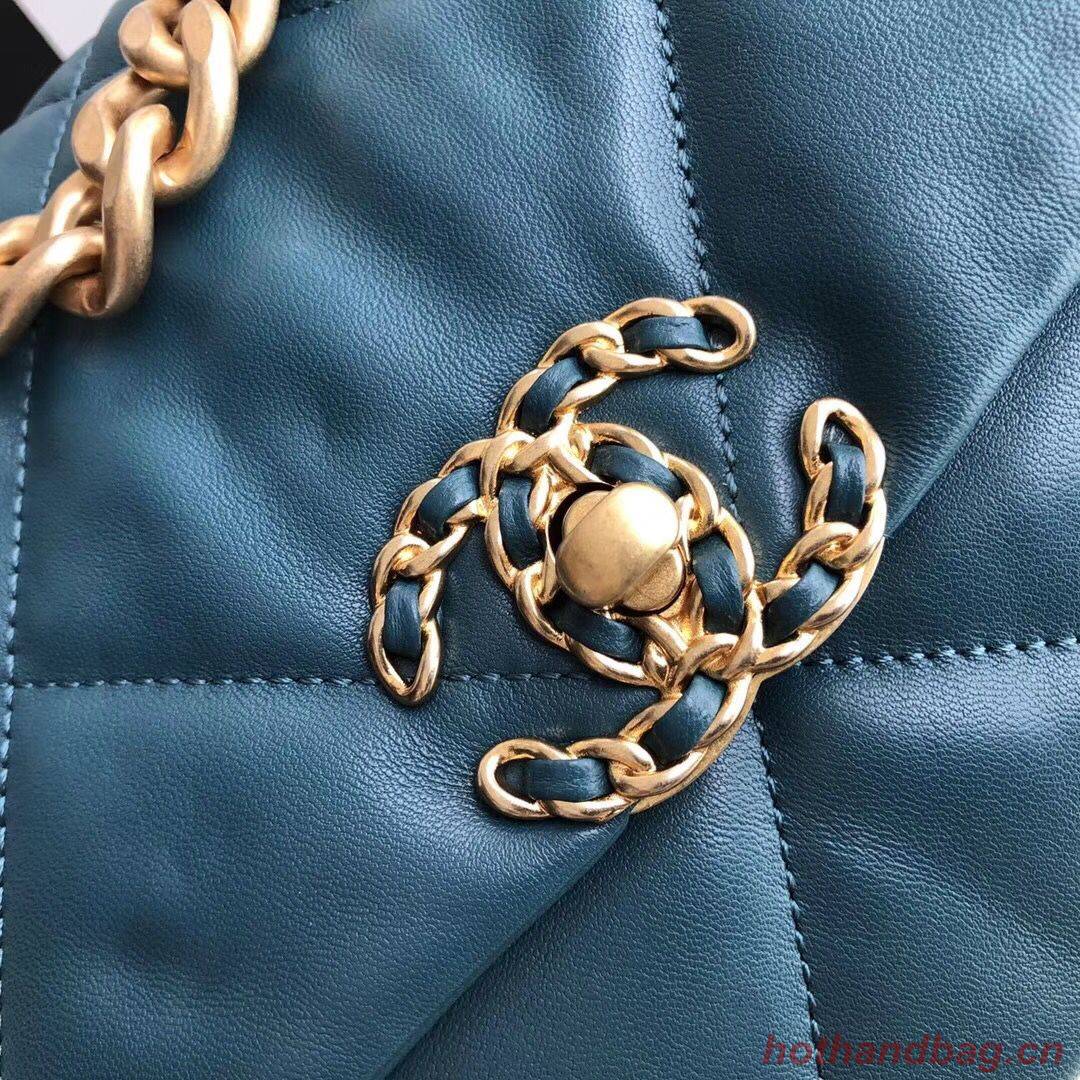 Chanel 19 flap bag AS1160 Navy Chanel 19 flap bag AS1160 Navy