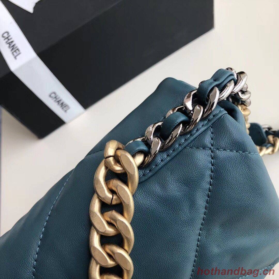 Chanel 19 flap bag AS1160 Navy Chanel 19 flap bag AS1160 Navy