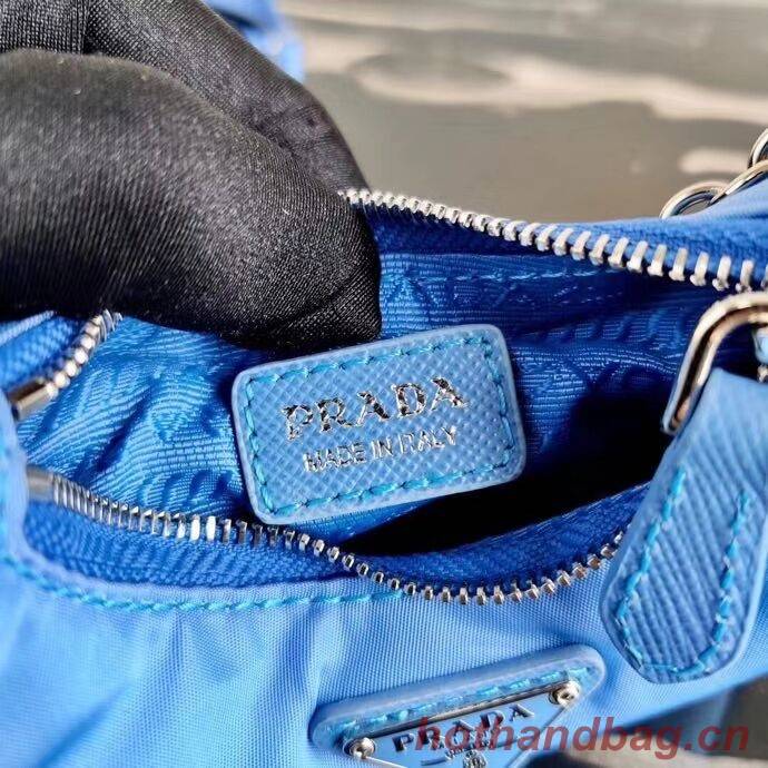 Prada Re-Edition nylon mini shoulder bag 1TT122 blue Prada Re-Edition nylon mini shoulder bag 1TT122 blue