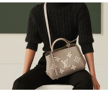 Louis Vuitton Original MONTAIGNE BB M45489 grey Louis Vuitton Original MONTAIGNE BB M45489 grey