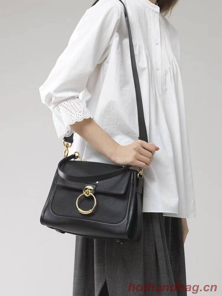 Chloe Original Calfskin Leather Bag C1142L Black Chloe Original Calfskin Leather Bag C1142L Black