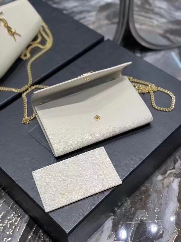 Yves Saint Laurent Calf leather cross-body bag Y707788 white Yves Saint Laurent Calf leather cross-body bag Y707788 white