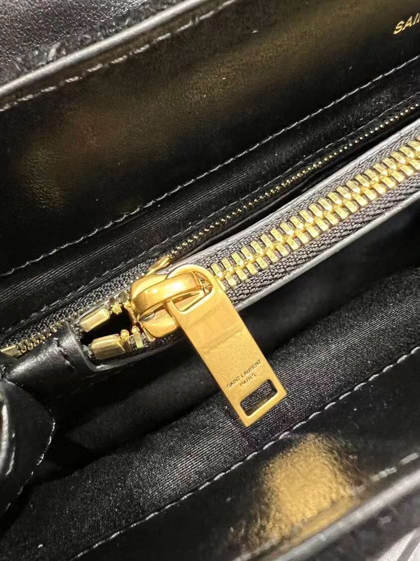Yves Saint Laurent LOULOU large BAG IN Y-QUILTED SUEDE Y787216 black Yves Saint Laurent LOULOU large BAG IN Y-QUILTED SUEDE Y787216 black