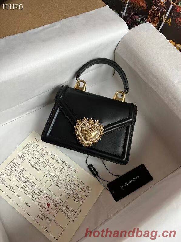 Dolce & Gabbana Origianl Leather Shoulder Bag 4011 black Dolce & Gabbana Origianl Leather Shoulder Bag 4011 black