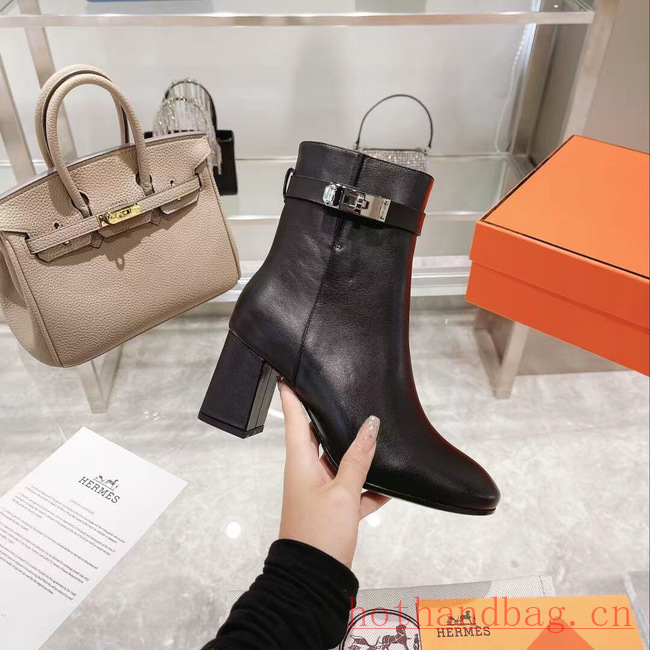 Hermes WOMENS ANKLE BOOT heel height 7CM 93596-1 Hermes WOMENS ANKLE BOOT heel height 7CM 93596-1