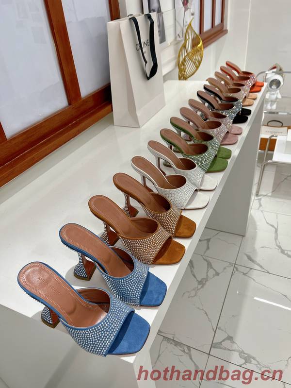 Amina Muaddi Shoes ANS00041 Heel 9.5CM Amina Muaddi Shoes ANS00041 Heel 9.5CM