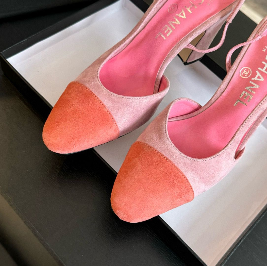 Chanel Sandal 95MM Hight Heels Shoes C50223 Peach Chanel Sandal 95MM Hight Heels Shoes C50223 Peach