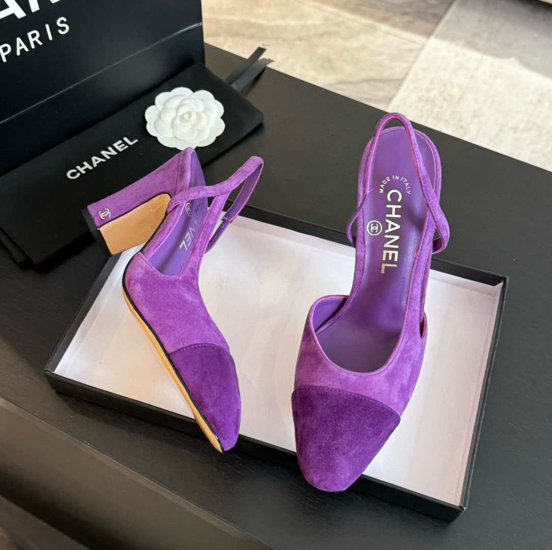 Chanel Sandal 95MM Hight Heels Shoes C50223 Purple Chanel Sandal 95MM Hight Heels Shoes C50223 Purple