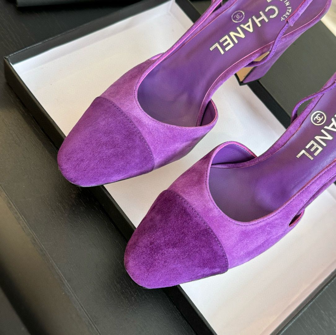 Chanel Sandal 95MM Hight Heels Shoes C50223 Purple Chanel Sandal 95MM Hight Heels Shoes C50223 Purple