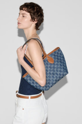 GUCCI TOTISSIMA SMALL REVERSIBLE TOTE 820496 Blue GG denim GUCCI TOTISSIMA SMALL REVERSIBLE TOTE 820496 Blue GG denim