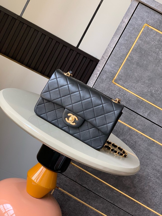 Chanel CLASSIC Original Leather 11.12 HANDBAG 1116 black