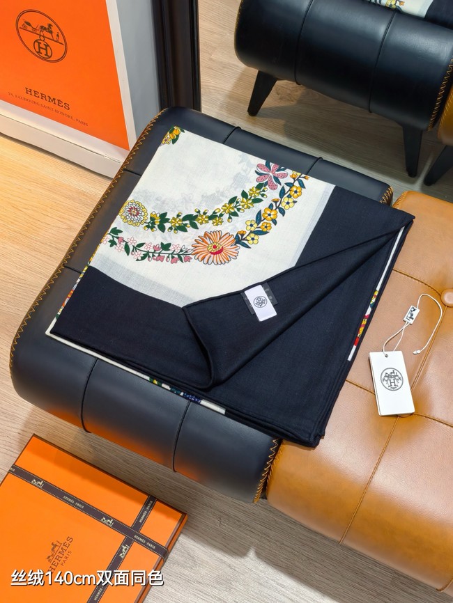 Hermes Shawl Cashmere and Silk KY138