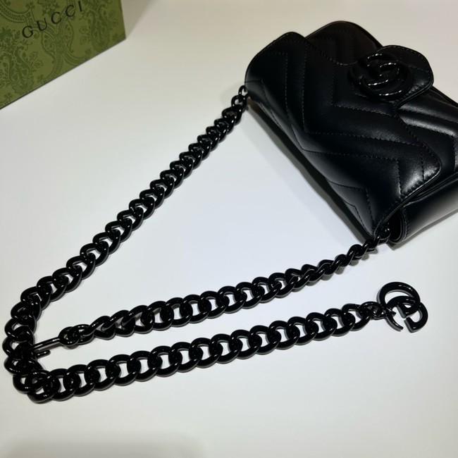 Gucci GG Marmont mini shoulder bag 699757 black