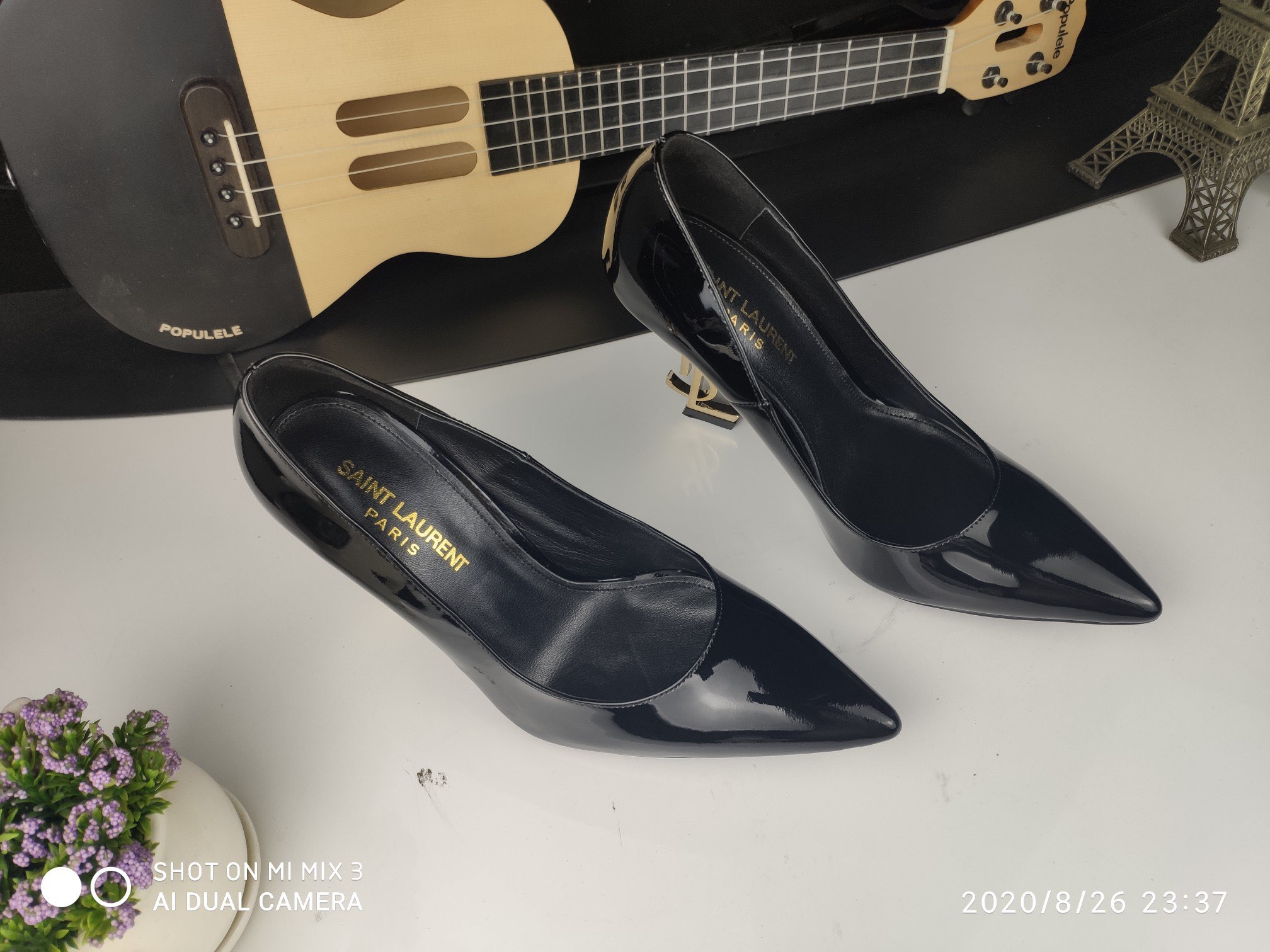 Yves Saint Laurent Shoes YSL 11CM Heel YSL6320 Black Yves Saint Laurent Shoes YSL 11CM Heel YSL6320 Black