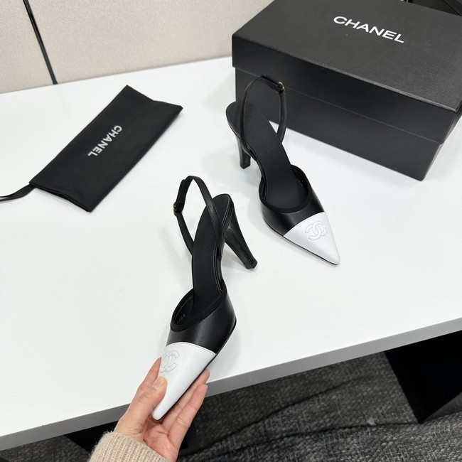 Chanel Slingbacks Iridescent Lambskin 55734-1