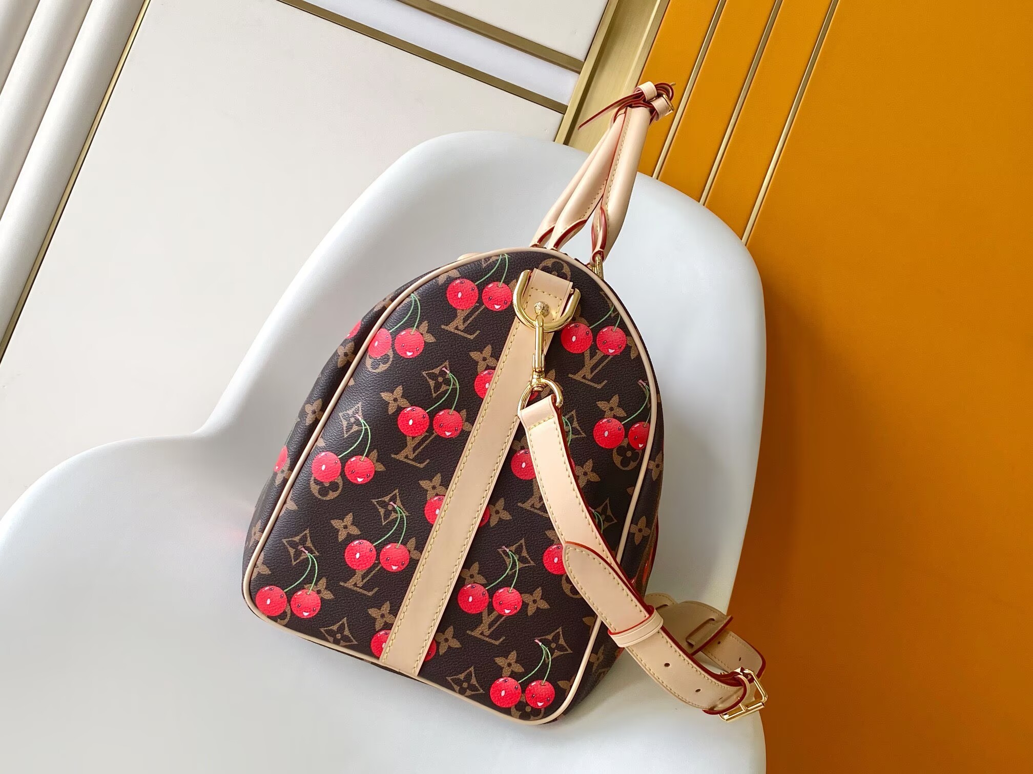 Louis Vuitton NEW LV x TM Speedy Keepall Bandouliere 45 M13764