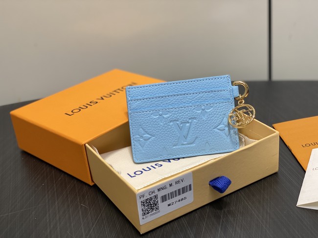 Louis Vuitton Card Holder M27485 blue