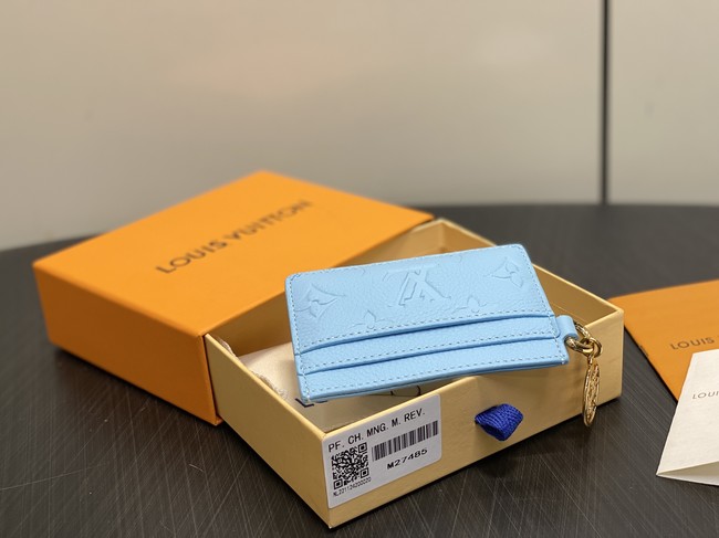 Louis Vuitton Card Holder M27485 blue