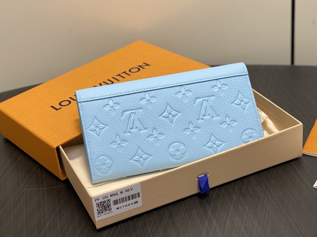 Louis Vuitton Sarah Wallet M27664 blue Louis Vuitton Sarah Wallet M27664 blue