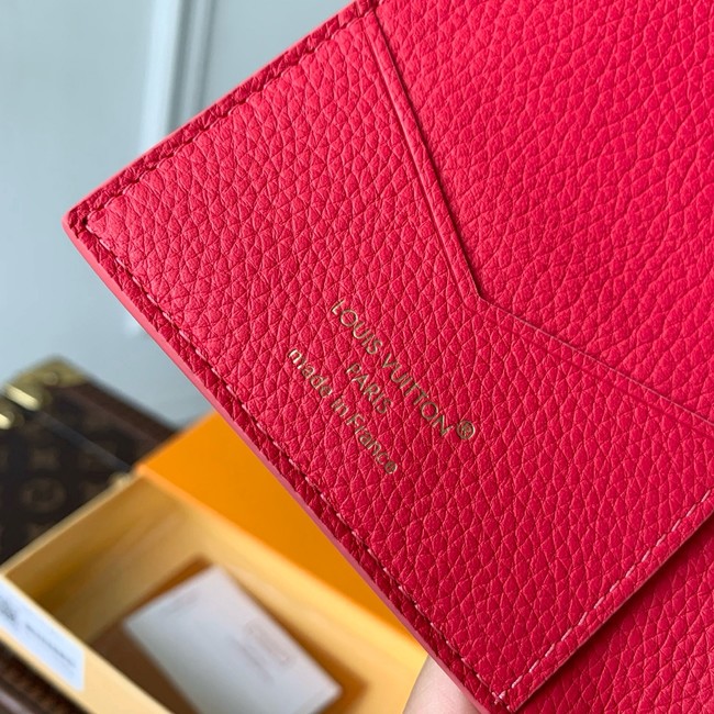 Louis Vuitton Passport Cover M27678 red