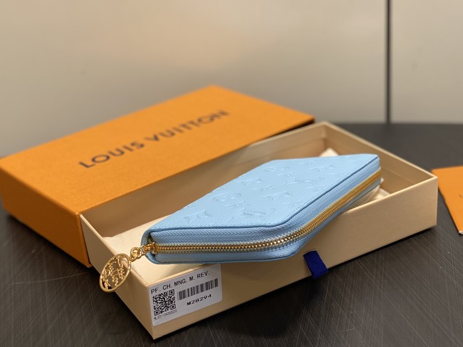 Louis Vuitton Zippy Wallet M27715 blue