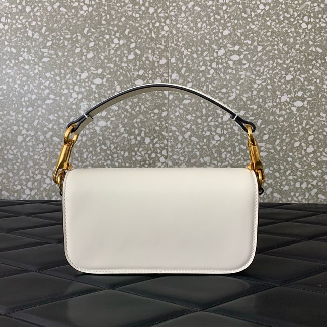 VALENTINO LOCO VLOGO SIGNATURE Small Leather bag WB0K53 ivory