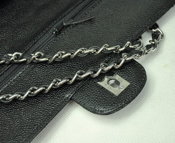 Chanel 2.55 Quilted Flap Bag 1112 Black with Silver Hardware Chanel 2.55 Quilted Flap Bag 1112 Black with Silver Hardware