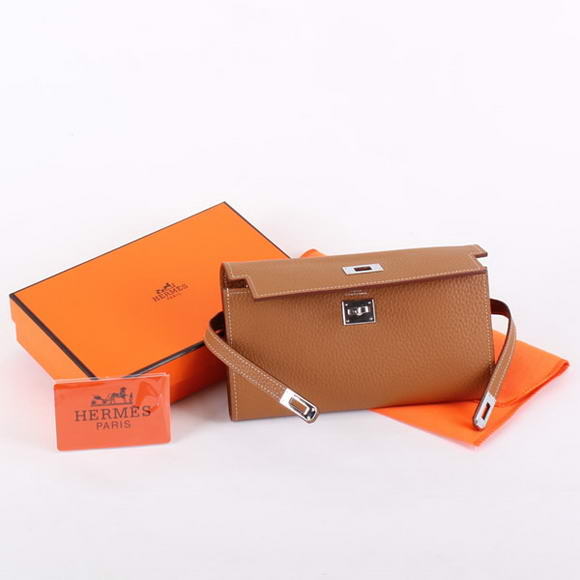 Hermes Kelly Bi-Fold Wallet A708 Coffee Hermes Kelly Bi-Fold Wallet A708 Coffee